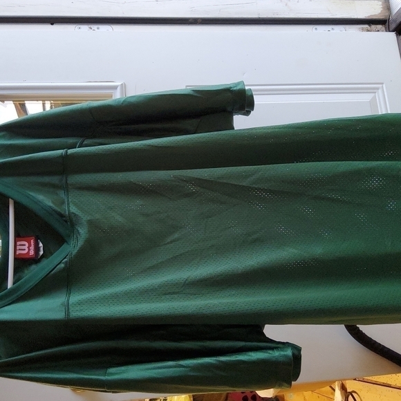 Wilson Mesh Jersey Green Size XXXL EUC Men's Short Sleeve - Picture 1 of 5